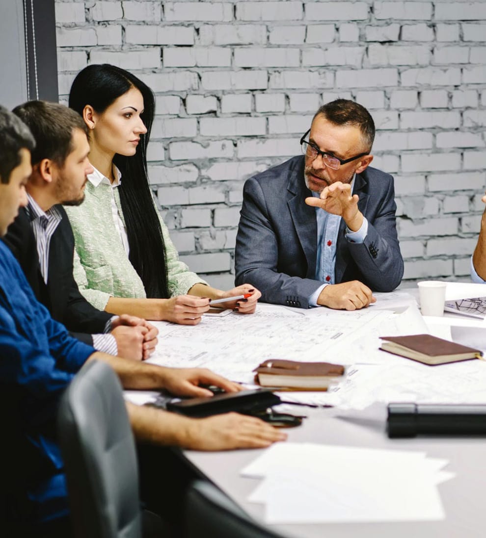 Medical consultants talking