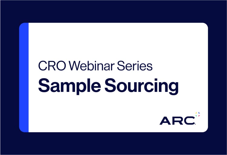 CRO Webinar Series - Sample Sourcing