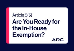 Article 5(5) Are you ready for the in-house exemption