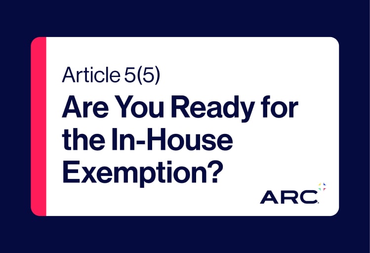 Article 5(5) Are you ready for the in-house exemption